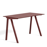 Hay Cph 90 Desk burgundy linoleum, burgundy frame