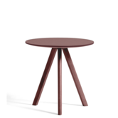 Hay Cph 20 Coffee Table burgundy linoleum