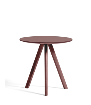 CPH 20 Salontafel burgundy linoleum  50cm