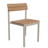 Pelagus Stoel teak, light ivory