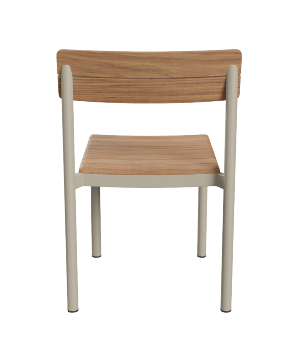 Fritz Hansen Pelagus Stoel teak, light ivory