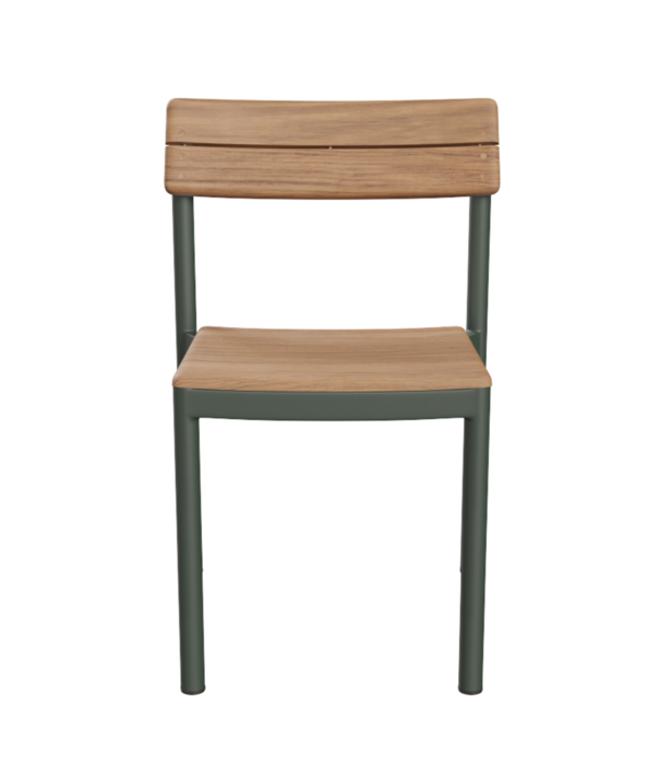 Fritz Hansen Pelagus Tuinstoel teak, hunter green