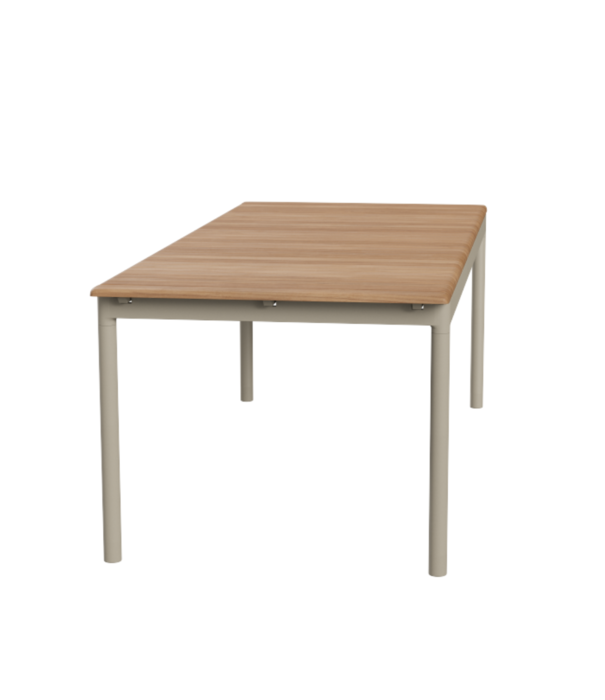 Fritz Hansen Pelagus Tuintafel teak, light ivory
