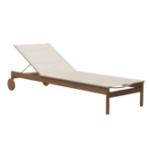 Pelagus Ligbed teak, stof sand