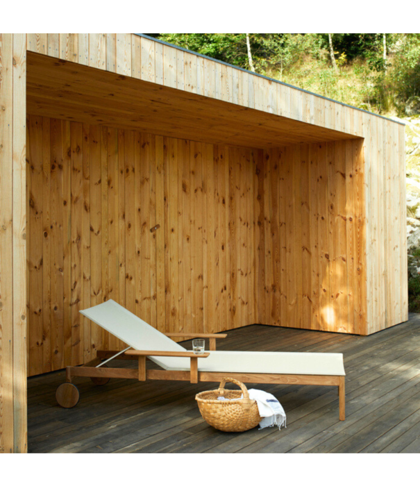 Fritz Hansen Pelagus Armleuning Ligbed teak
