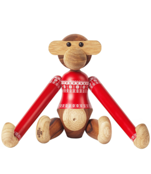 Monkey Small met Kersttrui