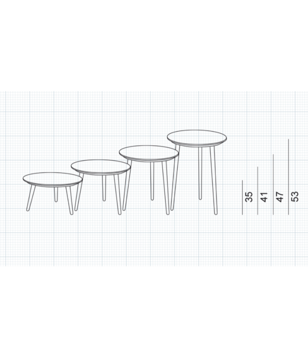 Via Copenhagen Via Copenhagen, Via Solid Salontafel Oval wit eiken