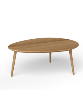 Via Copenhagen, Via Solid Coffee Table Oval oiled oak