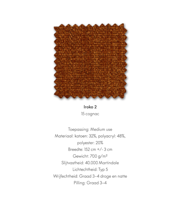 Vitra  Vitra Mikado Armstoelstof Iroko cognac, donker eiken poten