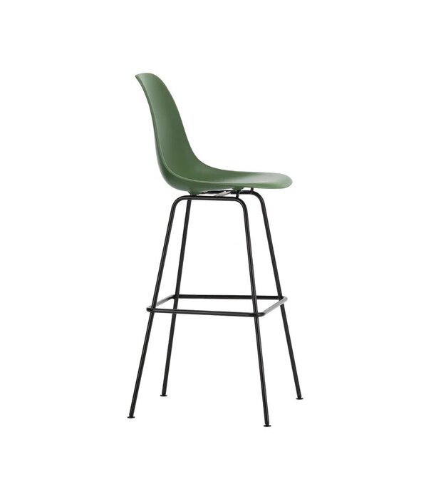 Vitra  Vitra Eames Plastic Barkruk RE High, zwart frame