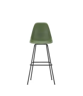 Vitra Eames Plastic Stool RE High, black base
