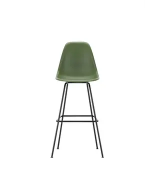 Vitra Eames Plastic Stool RE High, black base