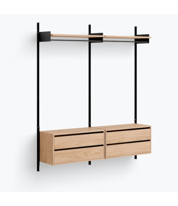 New Works  New Works Shelf Collection, Wardrobe Shelf Cabinets met lades