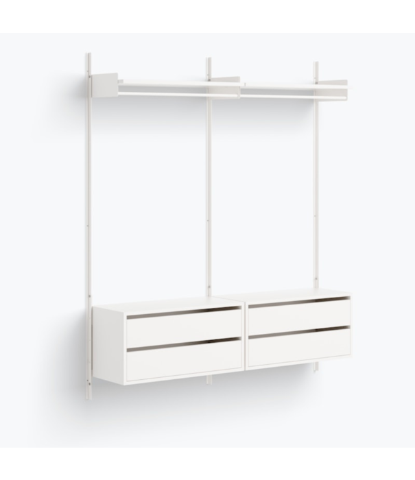 New Works  New Works Shelf Collection, Wardrobe Shelf Cabinets with drawers