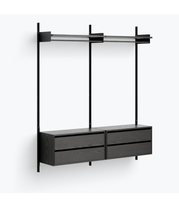 New Works  New Works Shelf Collection, Wardrobe Shelf Cabinets with drawers