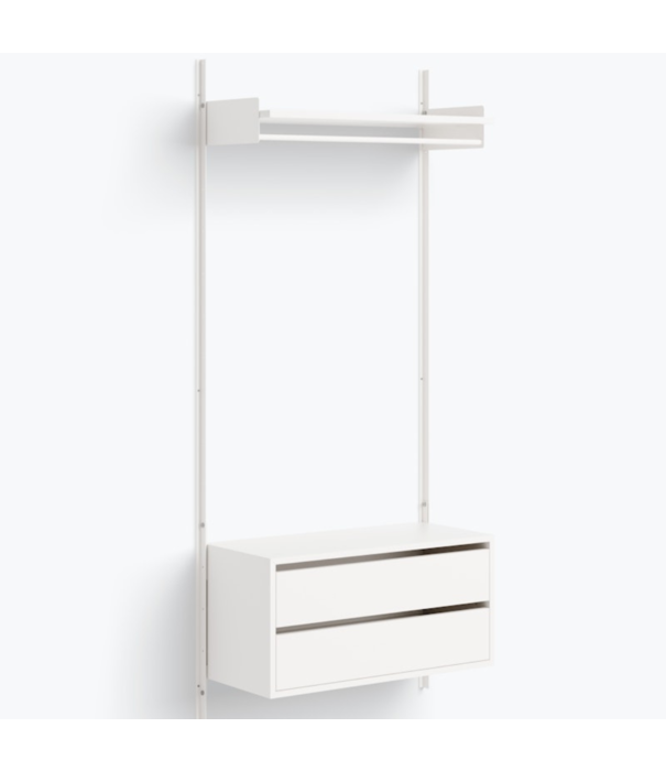 New Works  New Works Shelf Collection, Wardrobe Shelf Cabinet with drawers