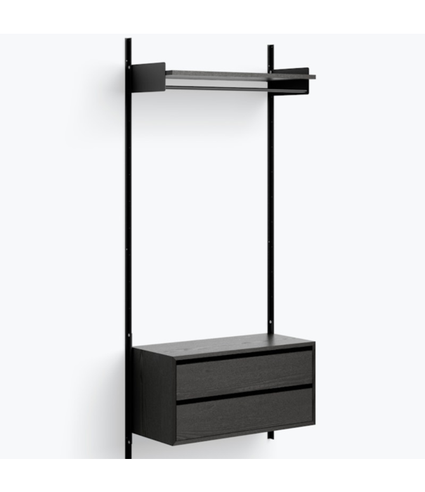 New Works  New Works Shelf Collection, Wardrobe Shelf Cabinet with drawers