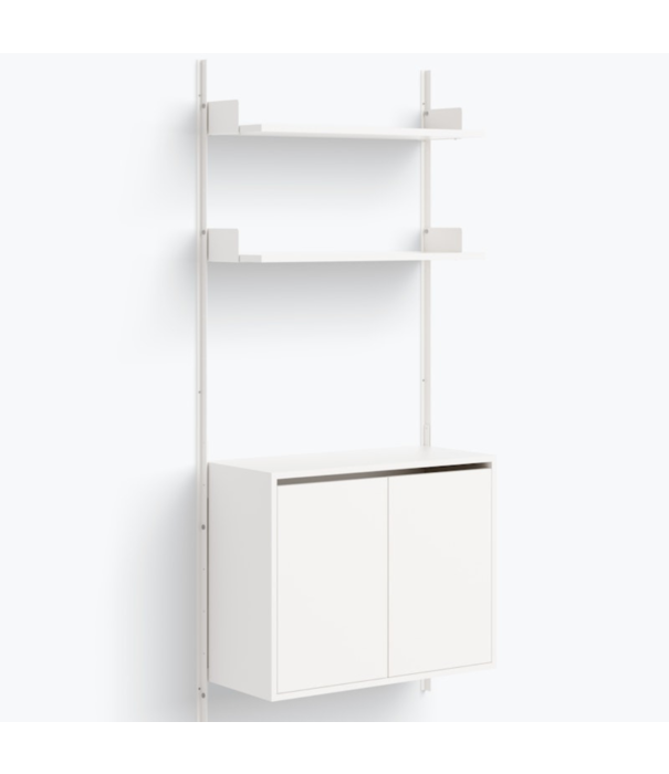 New Works  New Works Shelf Collection, Wall Shelf 1900  Cabinet Tall with doors