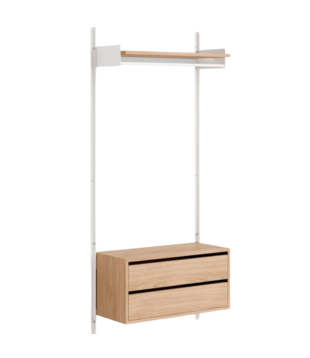 New Works Wardrobe Shelf Cabinet met lades