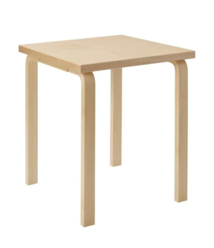 Artek Aalto Table 80C Square birch 60 x 60