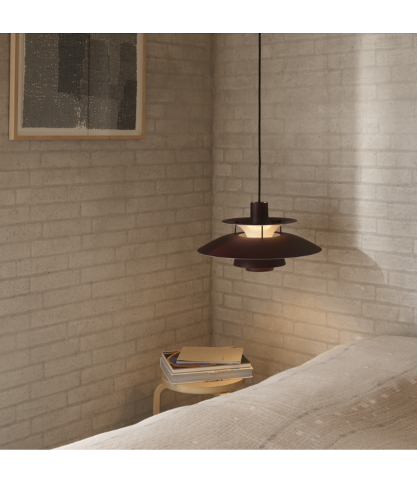 Louis Poulsen  Louis Poulsen PH 5 Mini Hanglamp Monochroom pale blush