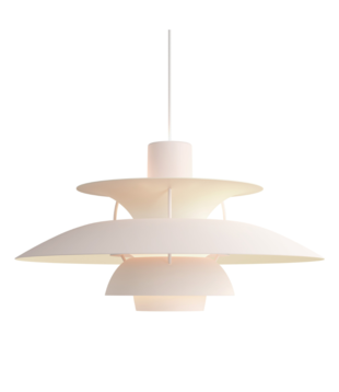 Louis Poulsen - PH 5 Mini Monochrome Hanglamp Pale Blush