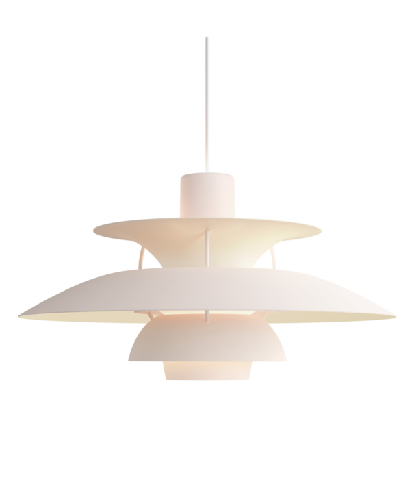 Louis Poulsen  Louis Poulsen PH 5 Mini Hanglamp Monochroom pale blush