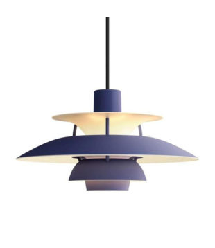 Louis Poulsen - PH 5 Mini Monochrome Hanglamp Dusty Indigo