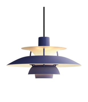 PH 5 Mini Pendant Monochrome dusty indigo