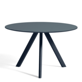 CPH 20 Dining Table Round smokey blue linoleum