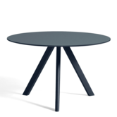 Dining Campaign - Cph 20 2.0 Round Dining Table deep blue, smokey blue linoleum