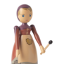 Kay Bojesen Wooden Figurine The Little Match Girl