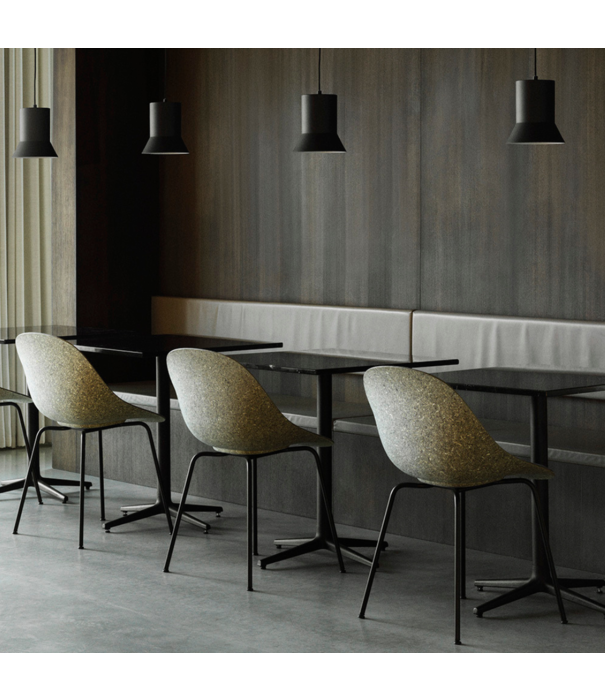 Normann Copenhagen  Mat Eetkamerstoel, cream stalen poten