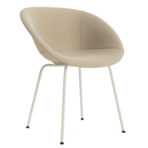 Normann Copenhagen Mat Armchair fully upholstered, cream base