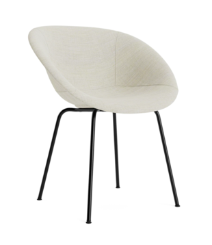 Normann Copenhagen Mat Armchair fully upholstered, black base