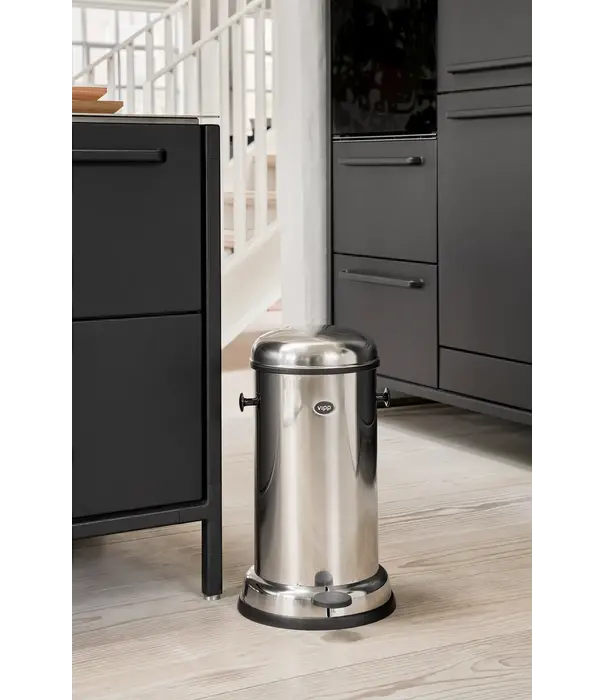 Vipp   Vipp - 14 pedal bin Stainless steel 8 L