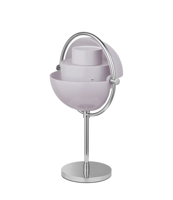Gubi  Multi - Lite Portable Lamp chrome - Pale Lilac