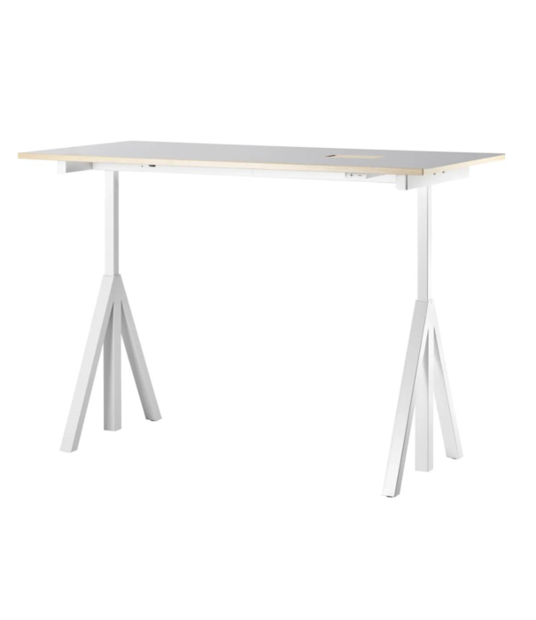 String  Furniture Works Bureau licht grijs linoleum