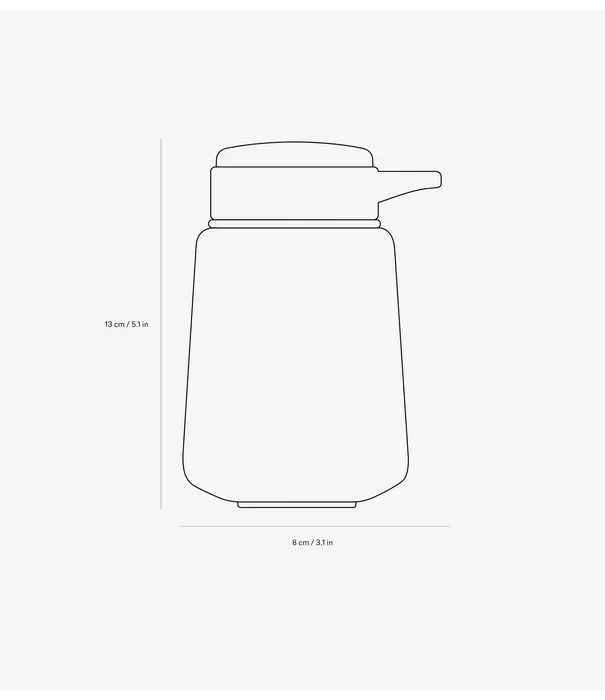 Vipp  9 Soap Dispenser Stainless Steel