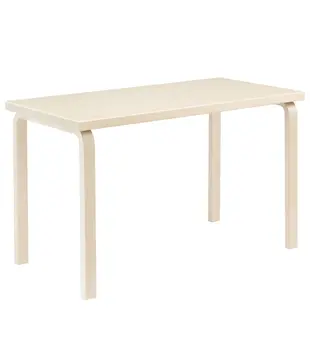 Artek Tafel 80A rechthoek, naturel berken