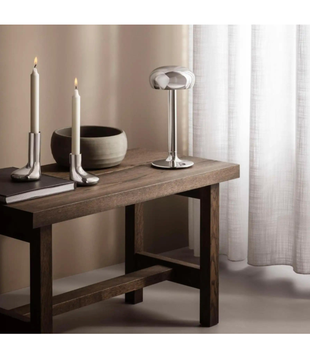 Eva Solo  - Wait to be seated Eva Solo - Emendo Led Battery Table lamp  chrome