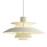 PH 5 Mini Pendant Monochrome pale pewter