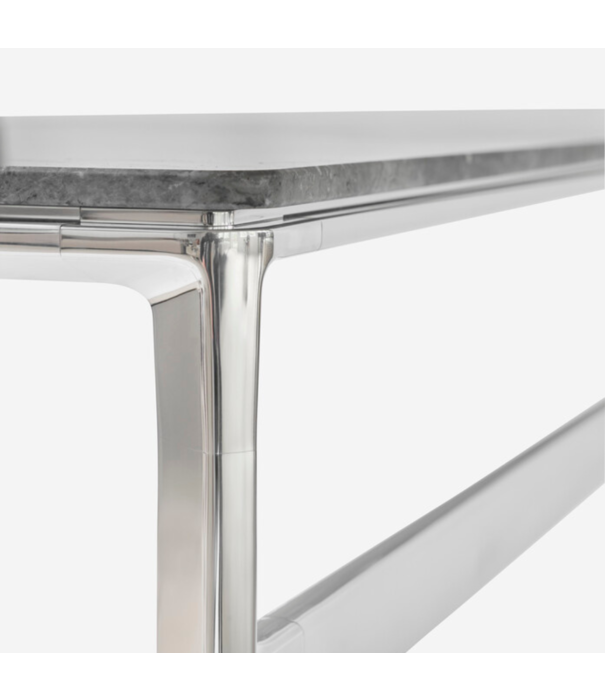 Vipp  Vipp 430 Studio Desk chrome, grey marble