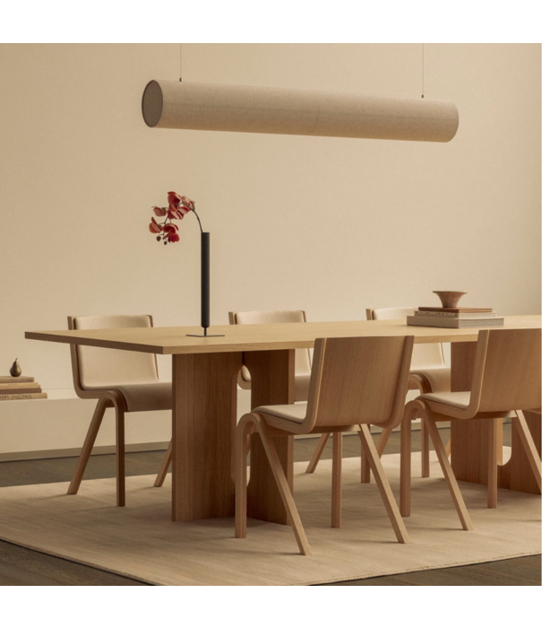 Audo Audo Ready Dining Chair oak, seat Audo boucle