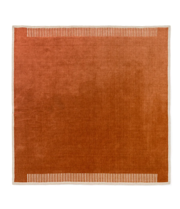 Audo Duomo Rug Wool&Cotton,  Terracotta Red