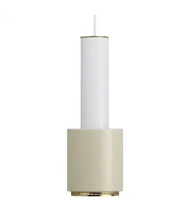 Artek A110 Pendant white / linen, brass