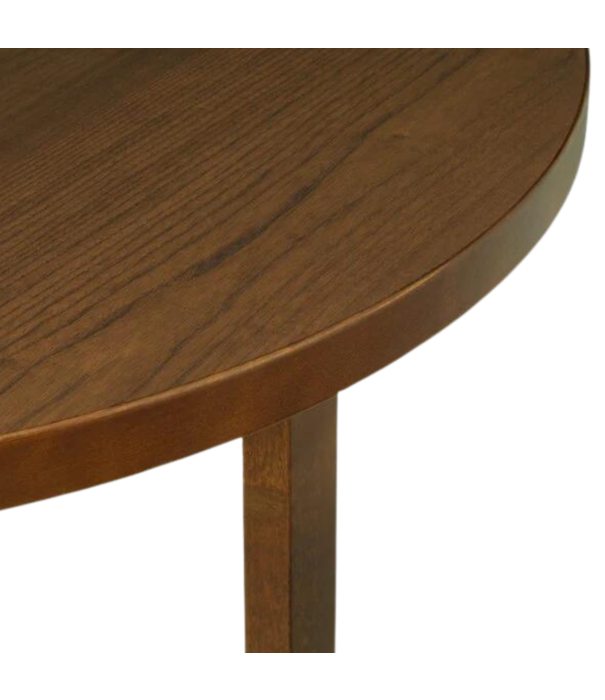 Artek  Artek Aalto table round 91, walnoot gebeitst berken