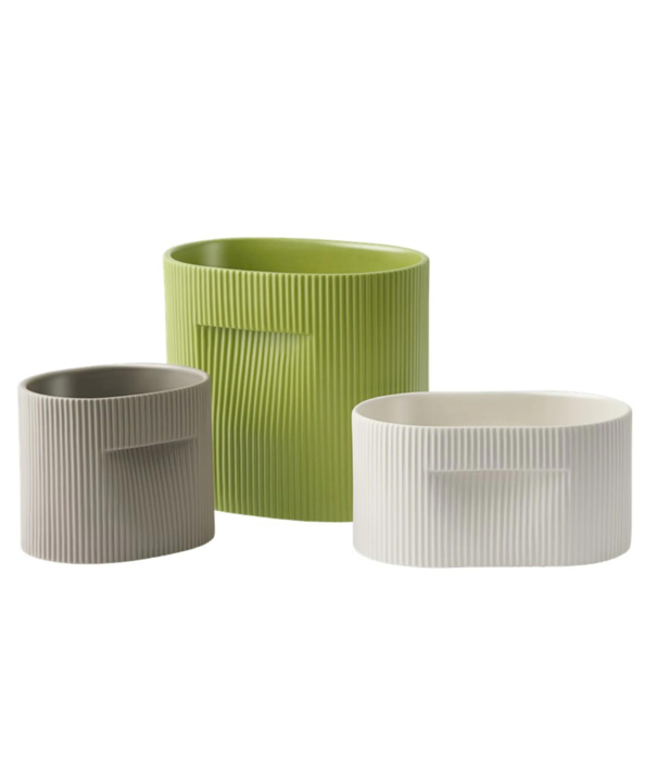 Muuto Ridge Planter  /  H-24 cm