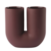 Kink Vase Deep Red