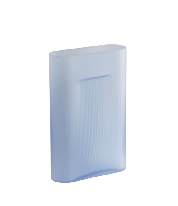 Muuto Ridge Frosted Vaas light blue